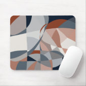 ネイビー・アンド・ラスト(XIV)抽象芸術 マウスパッド (マウス)