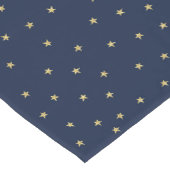 ネイビー・アンド・金ゴールド・スターズ ショートテーブルランナー (コーナー)