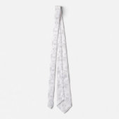 ネイビー・ウェスタン・シルクのネクタイ男性へ ネクタイ (裏面)