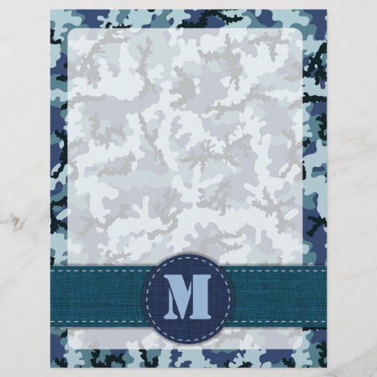 ネイビー カモフラージュ チラシ (正面)