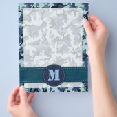 ネイビー カモフラージュ チラシ (手)