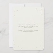 ネイビー/クリームスノーベリー+ユーカリ結婚の写真 サンキューカード (裏面)