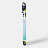 ネイビー&グリーンイカットペイズリー母の日の写真 Case-Mate iPhoneケース (裏面 / 左)