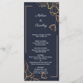 ネイビー&ゴールデンフローラメニュー プログラム