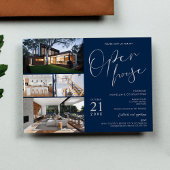 ネイビー&シルバーモダンエステート実在オープンハウスの写真 招待状