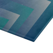 ネイビー・ティール・グレー カッティングボード (角)