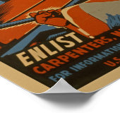 ネイビー – ビルダー ポスター (角)