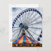 ネイビー・ピアのフェリスホイールに感謝 ポストカード (正面/裏面)