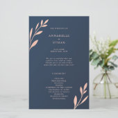 ネイビー・ピンクの幾何学観葉式プログラム (スタンド正面)