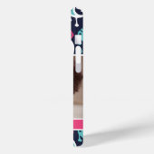 ネイビー&ピンクイカットペイズリー母の日の写真 Case-Mate iPhoneケース (裏面 / 左)