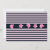 ネイビー&ピンク結婚ズ詳細 招待状 (裏面)