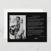 ネイビー・フライヤーズ・クリード・カード ポストカード (正面/裏面)