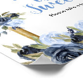 ネイビー フラワーの愛の予感 いずれかの地へ ポスター (角)