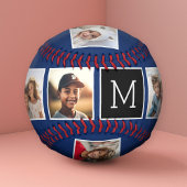 ネイビー&ブラックインスタグラム5フォトコラージモノグラム 野球ボール