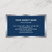 ネイビー・ブルーの私立探偵団 名刺 (裏面)