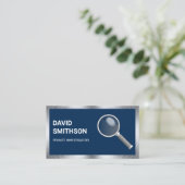 ネイビー・ブルーの私立探偵団 名刺 (スタンド正面)