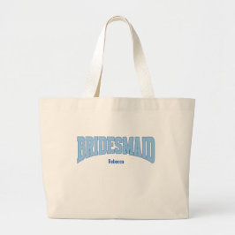 ネイビー+ブルーフォックスギラギラブライズメイド ラージトートバッグ