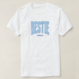 ネイビー+ブルーフォックスグラッターベストゥィーバチェラー Tシャツ