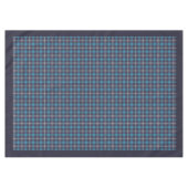 ネイビー&ブループレイドテーブルクロスforファームハウススタイル テーブルクロス (正面(横))