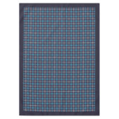 ネイビー&ブループレイドテーブルクロスforファームハウススタイル テーブルクロス (正面)