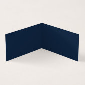 ネイビー・ブルー特別エグゼクユニークシモダンョンマネージャー 名刺 (内部)