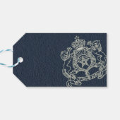 ネイビー・ブルー結婚・モロッコの写真 ギフトタグ (裏面横)