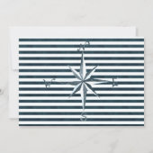 ネイビー+ホワイトのマリンテイストな結婚式サイン (裏面)