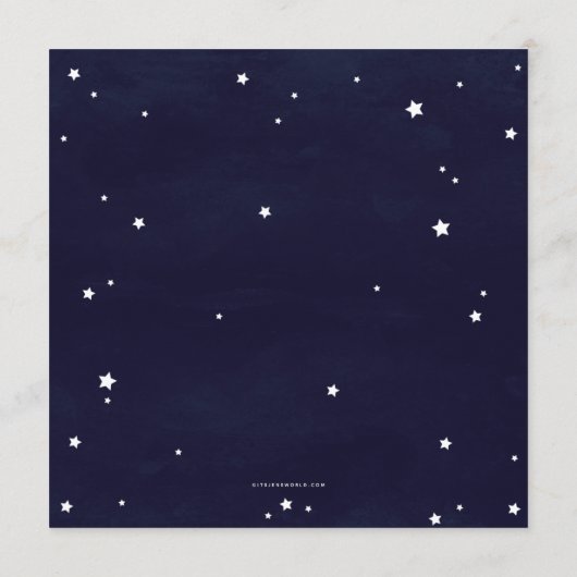 ネイビー/ホワイト分散スターズスクエア/ラウンドハロウィン メニュー (裏面)