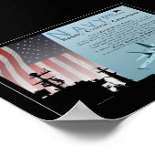 ネイビー ポスター (角)