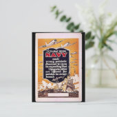 ネイビー ポストカード (スタンド正面)