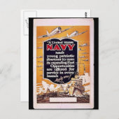 ネイビー ポストカード (正面/裏面)