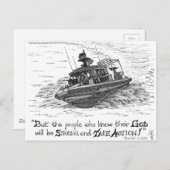 ネイビー ポストカード (正面/裏面)