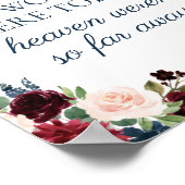 ネイビー・マルサラ今日のサインは君が ポスター (角)