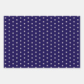 ネイビー&モカ | 50と素晴らしい誕生日パーティー ラッピングペーパーシート (正面2)