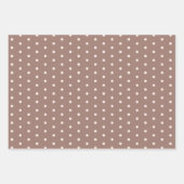 ネイビー&モカ | 50と素晴らしい誕生日パーティー ラッピングペーパーシート (正面)