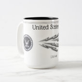 ネイビー – ラジオマーンMAG ツートーンマグカップ (正面左)