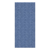 ネイビー |ヴィンテージフローラ価格またはサービス ラックカード (裏面)