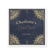 ネイビー&金ゴールドシナタロットブライダルシャワー