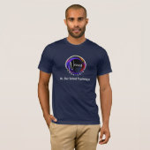ネイビー Neuro Flourishing Tシャツ (正面フル)