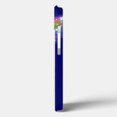 ネイビーipadケースにレインボーを命名 Case-Mate iPhoneケース (裏面 / 左)