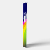 ネイビーipadケースにレインボーを命名 Case-Mate iPhoneケース (裏面 / 右)