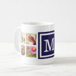 ネイビーMonogram Instagramフォトコラージュマグ コーヒーマグカップ<br><div class="desc">Instagramの写真を8枚以上追加お気に入りのし、モノグラムイニシャルやその他の文字でパーソナライズカスタムする。複数のマグサイズ、スタイル、色オプションから選択できる。カスタマイズクリックカスタマイズは、写真と文字のフォントと色を作成するデザインの自分のを作成する。家族素晴らしパーソナライズされたや友人への贈り物！</div>