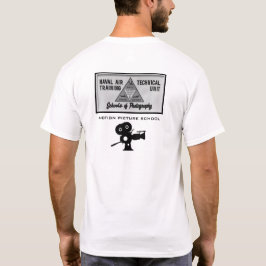 ネイビーMOPICスクールホワイトTシャツ Tシャツ