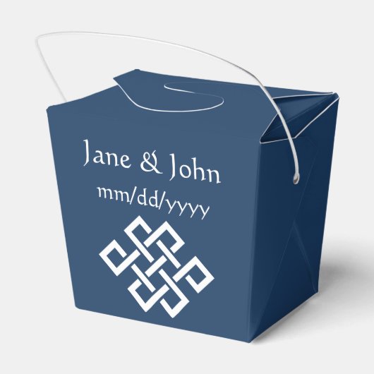 ネイビ中国のー・フェイスボックスのエレガンス フェイバーボックス (裏面サイド)