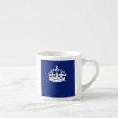 ネイビ保ーブルーのCalm Crownアイコン エスプレッソカップ (右)