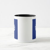 ネイビ保ーブルーのCalm Crownアイコン マグカップ (中央)