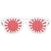 ネイビ日本のー国旗 レトロサングラス (正面)
