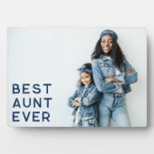 ネイビ最高のー叔母Ever写真 フォトプラーク (正面)