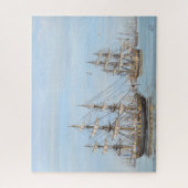 ネイビ王室のー(イン・ザ・ダウンズ)パズル ジグソーパズル (縦)