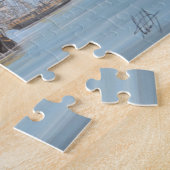 ネイビ王室のー(イン・ザ・ダウンズ)パズル ジグソーパズル (側面)